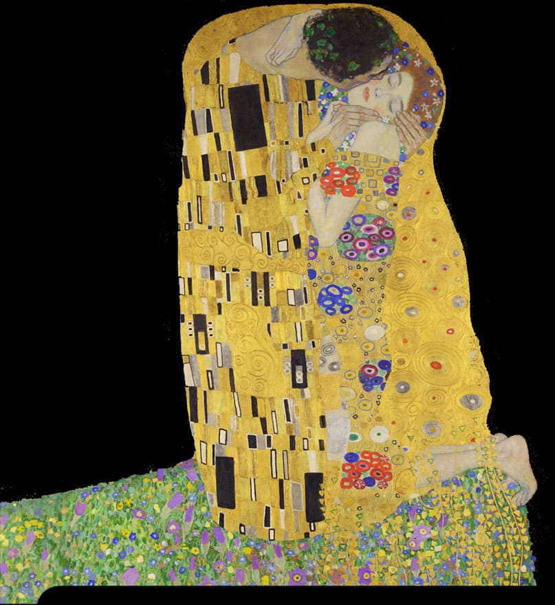 Biombos decorativos tematico Mod.Arte Friso Stoclet - Gustav Klimt