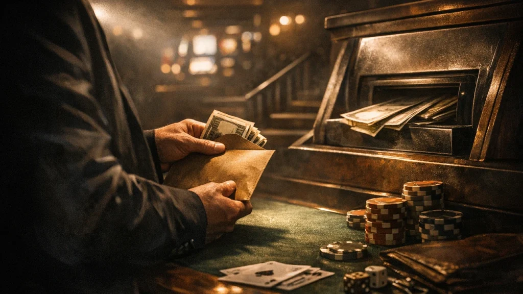 retirar dinero casino